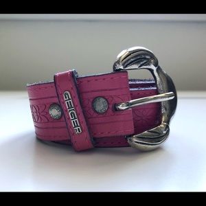 PINK VINTAGE BELT
